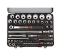 Würth 1/4 Zoll + 1/2 Zoll Steckschlüssel Sortiment Set - 56-teilig (096517 56)