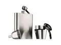WMF Flachmannset Manhattan, Edelstahl, Metall, 6-teilig, 200 ml, 10x13 cm, Essen & Trinken, Barausstattung