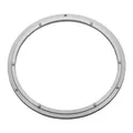 Aluminium Drehkranz silber Ø 448 mm belastbar bis 350 kg, Drehring robust, kugelgelagert, rostfrei Drehteller für Drehtisch, Ausstellungen und Maschinenbau