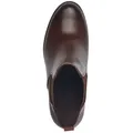 MARCO TOZZI Damen Stiefelette Chelsea Boot Stretch Schlupfschuh 2-25414-41, Größe:39 EU, Farbe:Mehrfarbig - Braun - 39