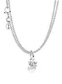 PANDORA Schmuck Schmuckset für Damen Silber mit 2-reihiger Halskette Amor 68627