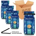 SPARBOX Mövenpick Crema Intensa Gusto Italiano + gratis Gourvita  Frische-Clip, 4x1000g Bohnen