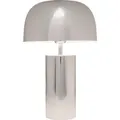 Kare-Design Tischleuchte, Chrom, Metall, Pilz,Pilz, 25x38x25 cm, Lampen & Leuchten, Innenbeleuchtung, Leuchten nach Räumen, Schlafzimmerlampen