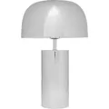 Kare Design Tischleuchte Loungy, Chrom, 38x25x25 cm, Tischlampe, Schreibtischlampe, Nachttischlampe, Leuchtmittel nicht inklusive, Wohnzimmer