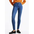Tommy Hilfiger Skinny-fit-Jeans HERITAGE COMO SKINNY RW mit Tommy Hilfiger Logo-Badge, 5-Pocket-Stil blau 28