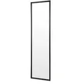 Spiegel  Pregasina , schwarz , Glas,Aluminium,Kunststoff , Maße (cm): B: 34 H: 125 T: 1.5