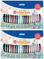 Stylex 2051433 23384 - Glitter Glue im farbenfrohen Set mit 24 Tuben á 10 g, lösungsmittelfrei und auswaschbar, Klebstoff mit tollen Glitzerpartikeln zum kreativen Basteln und Gestalten (2)