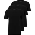 BOSS 3P Classic Crew Neck T-shirt Schwarz Baumwolle Medium Herren
