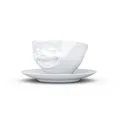 FIFTYEIGHT PRODUCTS T014701 FIFTYEIGHT Kaffeetasse 200ml - Lachend weiß