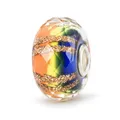 TROLLBEADS Glasbead Regenbogen Facette LIMITIERT 925 Sterlingsilber TGLBE-30128
