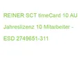 REINER SCT timeCard 10 AU Jahreslizenz 10 Mitarbeiter - ESD 2749651-311