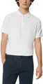 Marc OߴPolo Herren Kurzarm-Poloshirt mit Stretch-Anteil Shaped Fit, Weiß (White), M