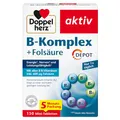 Doppelherz B-Komplex DEPOT mit Folsäure - B-Vitamine als Beitrag für die normale Funktion des Nervensystems und den normalen Energiestoffwechsel - 150 Mini-Tabletten