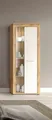 Home affaire Vitrine AOSTA, Höhe 159 cm, 1 Tür (li/re), 2 Glasböden, 4 Fächer (in verschiedenen Farbausführungen, individuell kombinierbar) Standvitrine, Glasvitrine, Showcase, Vitrinenschrank, Wohnzimmer