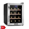 Klarstein Reserva 12 Uno Weinkühlschrank 12 Flaschen 31 Liter Edelstahl
