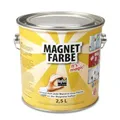 Magnet-Farbe Magpaint, 2500 ml Dose - magnetische Wandfarbe für kinderleichtes Erstellen magnetischer Untergründe in Büro und Zuhause