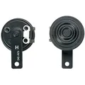 HELLA 3AL 922 196-011 Horn - S70 - 12V - 112dB(A) - Frequenzbereich: 420Hz - Hochton - Gehäusefarbe: schwarz - Flachsteckanschluss