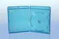 Sauerwald DVD-Hülle 25 BluRay Hüllen 11mm / 1fach 1er BD Hüllen / Farbe: blau / high quali