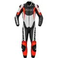 Spidi Sport Warrior Pro, Lederkombi 1tlg. perforiert - Schwarz/Rot - 50