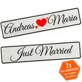 Hochzeitskennzeichen Nummernschild Brautauto Hochzeit Funschild