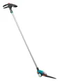 Gardena Comfort Grasschere, langstielig: Rasenschere mit Stiel, rückenschonend, 180° drehbare Schneide, antihaftbeschichtet, Komfortgriff (12100-20) Türkis 127x7.5x25 cm