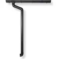 Dachrinne Kastenrinne 70mm | Gartenhaus Carport Flachdach 1-Seite bis 400cm | Kunststoff PVC Fallrohr DN60 in Anthrazit | Regenrinnen Komplettset