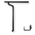 4 Home & Garden Dachrinne Kastenrinne RG 70 Komplettset mit Fallrohr bis 750cm | Typ 200 Fallrohr DN 60 | Kunststoff PVC Anthrazit (Dachlänge bis 400cm)