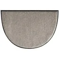 Erwin Müller Fußmatte "Mainz" halbrund, halbrund, Höhe: 7 mm braun halbrund | 50 cm x 75 cm x 7 mm