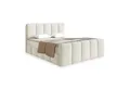 Juskys Boxspringbett Manitoba, Bett mit Federkernmatratze, Topper und gepolstertem Kopfteil