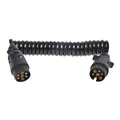 Spiralkabel 3M mit 2x Stecker 7-polig PVC