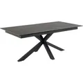 ebuy24 Heaven Esstisch 100x200/240cm inkl 1 Zusatzplatte Schwarz