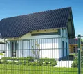 Peddy Shield Einstabmattenzaun, (Set), 125 cm hoch, 5 Matten für 10 m Zaun, mit 6 Pfosten