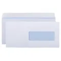 Viking Briefumschläge Mit Fenster C6/5 229 (B) x 114 (H) mm Selbstklebend Weiß 80 g/m2 500 Stück