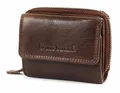 bruno banani Lavato Wallet Zip With Flap Geldbörse Brown Braun Neu
