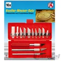KRAFTMANN BASTELMESSER-SET 16-teilig SKALPELL HOBBY-MESSER 13-KLINGEN-PROFILE