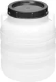 Garronda 10L Plastikfass Lebensmittelfass aus HDPE-Plastik für Haus&Garten GD-0078, Weiß