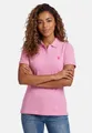 U.S. Polo Assn. Poloshirt USSiirena – Damen Classic Fit kurzarm mit Logo-Stickerei Mit Flachstrick-Kragen, Knopfleiste und elastischer Baumwollmischung