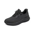 Orthofeet Damen Orthopädischer Nira Hands-Free Slip-in Sneaker - Komplett Schwarz, Größe 41.5