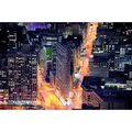 Papermoon Fototapete Flat Iron Building, glatt bunt 3,5 m x 2,6 m