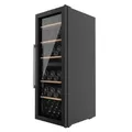 Cecotec GrandSommelier Duo 77000 Black Bolero 77 Flaschen 193 Liter Kompressorsystem für Kühlung, Display, Touchsteuerung, Dimmbare Temperatur und LED-Innenbeleuchtung