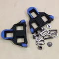Shimano SM-SH12 (blau) Schuhplatte mit 2 Grad Bewegungsfreiheit für SPD-SL Pedal
