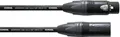 Cordial CPM 5 FM-FLEX XLR Verbindungskabel [1x XLR-Buchse - 1x XLR-Stecker] 5.00m Schwarz