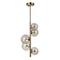 Hängelampe Canello 5 G9 Honigmessing Italux PND-406007-V5-HBR