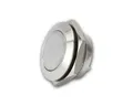 Blanko Schalter Edelstahl Vollmetall-Taster 19mm, 1-polig, IP65