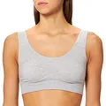 CALIDA Damen 2138 Elastic Bustier, Grau (Stein Meliert 096), 44-46 EU