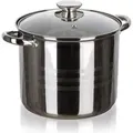 BANQUET LIVING Edelstahltopf 9 l - Silber