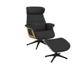 FLEXLUX Relaxsessel Clement Rücken u. Kopfverstellung, ergonomisch, Airchannels, Relaxsessel Clement Fernsehsessel, Metall Gestell, 360° Grad, drehbar
