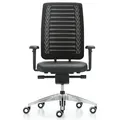 Girsberger Reflex ohne Lumbalstütze - gepolsterter Bürodrehstuhl...