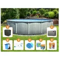 Steinbach Aktionsangebot Stahlwand Swimming Pool Set "Grande rund",,Ø 549 x 135 cm