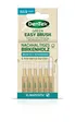 DenTek Green Brush Interdental-Bürsten - ISO/Größe 3 - für normale Zahnzwischenräume - Griff aus FSC zertifiziertem Birkenholz - mit hygiensicher Schutzkappe aus Zuckerrohr, 20 g